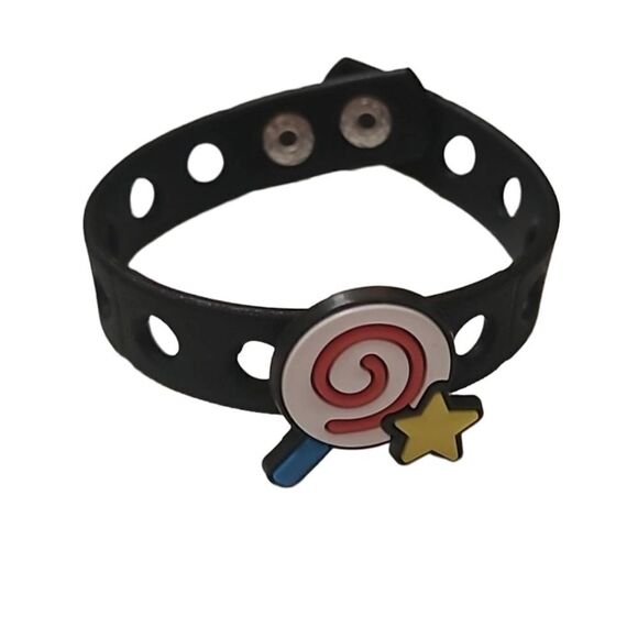 NEW * Silicone Charm Bracelet * Adjustable Band Jibbitz Croc Wristband Jewelry - Picture 4 of 4